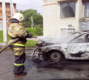 В Ясногорском районе сгорел «Фольксваген Пассат»
