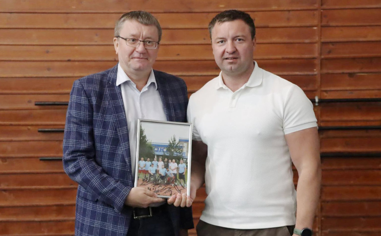 В Тульской области состоялся матч по следж-хоккею между ветеранами СВО и паралимпийской сборной России