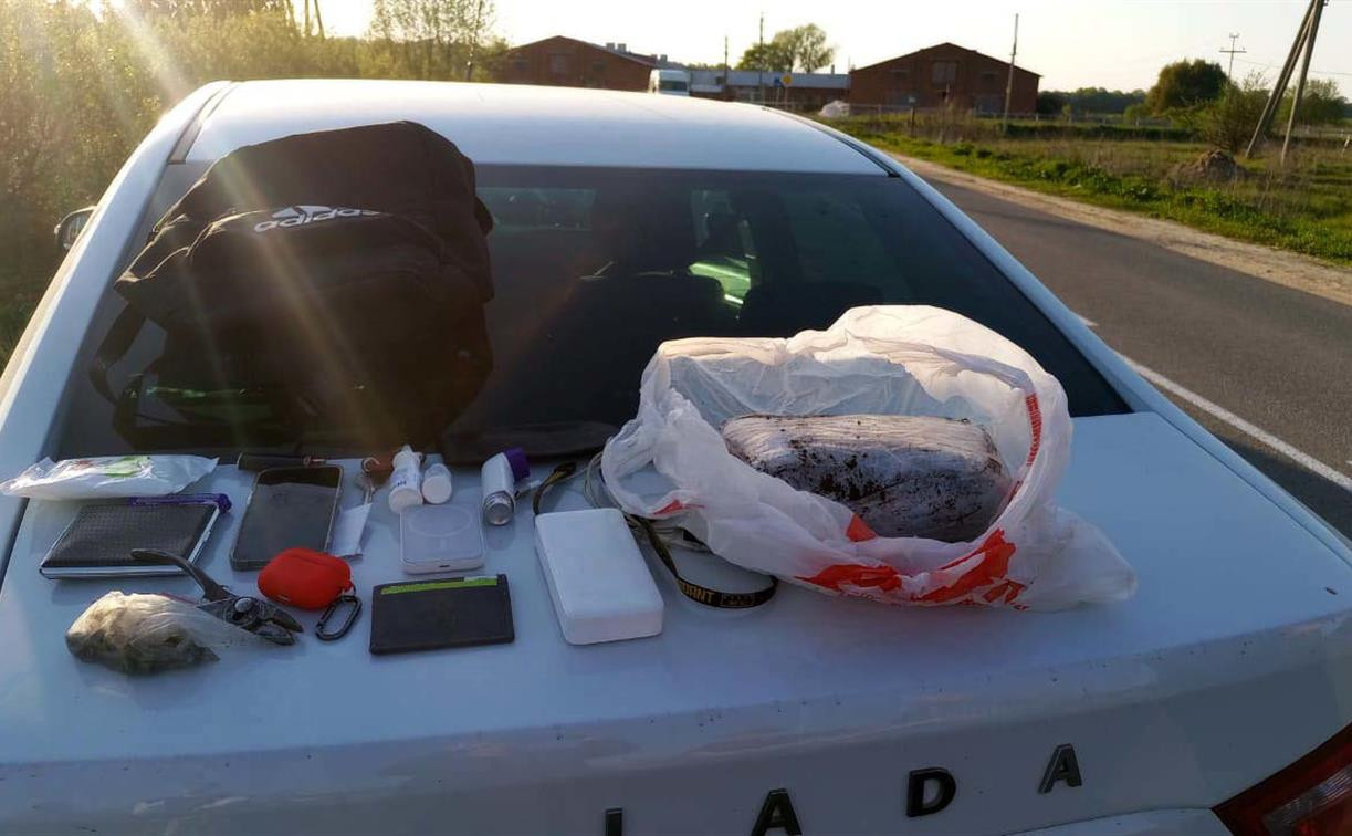 В Тульской области задержали наркодилера: изъято 2 кг наркотиков