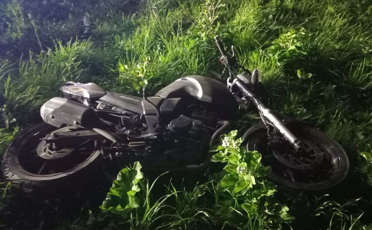 В Тульской области пьяный мотоциклист устроил ДТП