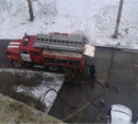 Из-за пожара в Новомосковске пришлось эвакуировать семнадцать человек