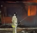 Ночью в Заокском районе сгорела баня