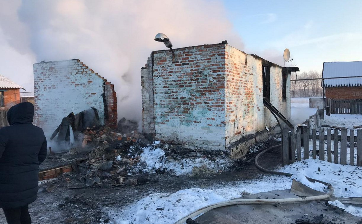 В Тульской области пенсионерка погибла на пожаре в собственном доме