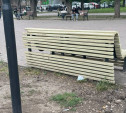 Лавочки в Болдинском сквере приведут в порядок до 12 июня