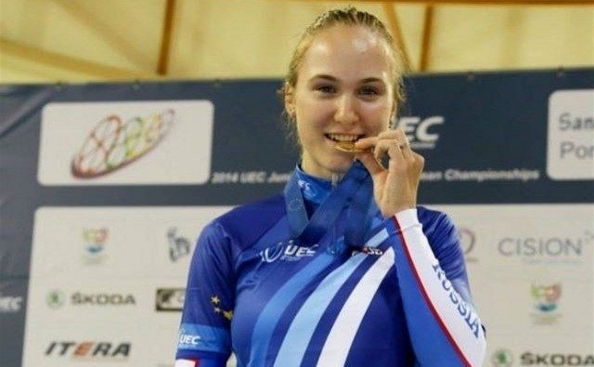Татьяна Киселёва завоевала третью серебряную медаль на чемпионате Европы по велоспорту