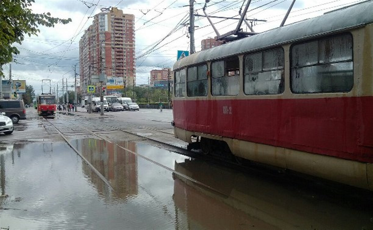 На проспекте Ленина в Туле восстановлено движение трамваев