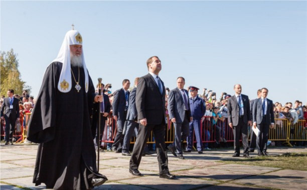 Дмитрий Медведев прибыл на Куликово поле