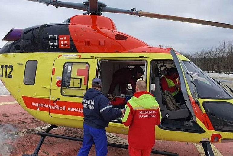 За год тульская «крылатая скорая» спасла жизни 185 пациентов