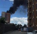 В новостройке на пересечении улиц Гоголевской и Свободы сгорело 100 кв. метров кровли