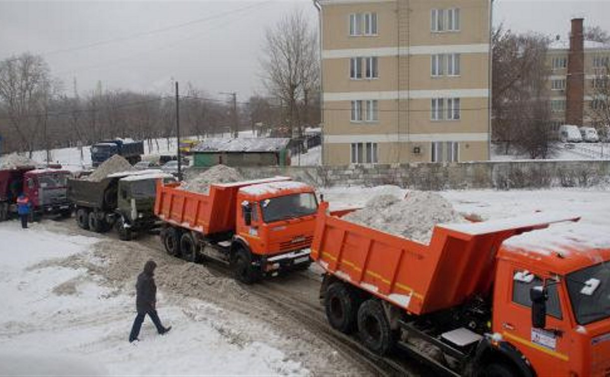 В Туле построят полигон для плавления снега