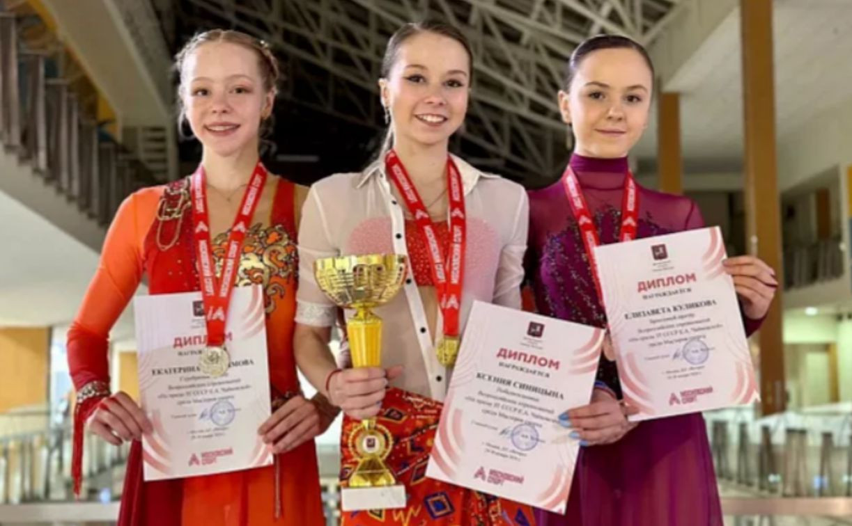Тульская фигуристка завоевала серебро Всероссийских соревнований