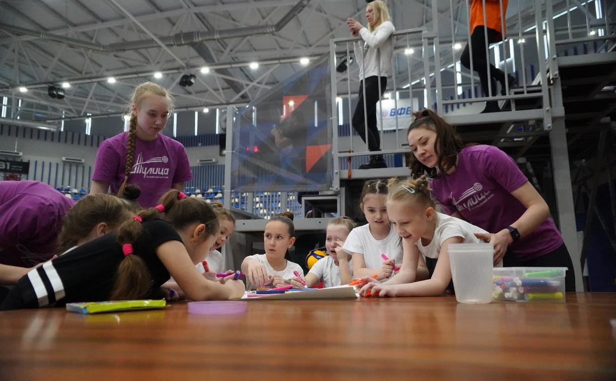 «Тулица» провела волейбольный фестиваль для воспитанников детских садов 