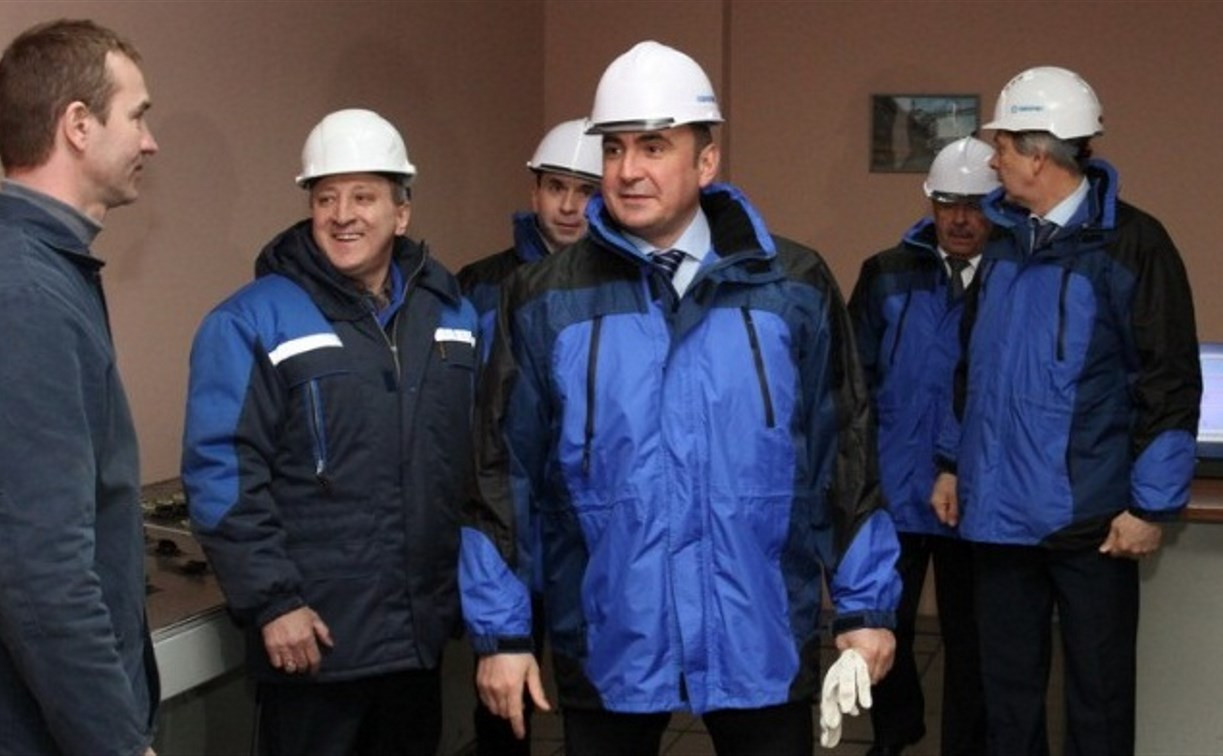Врио губернатора Тульской области Алексей Дюмин посетил  ПАО «Тулачермет»
