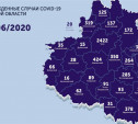 В каких городах и селах Тульской области есть COVID-19: карта на 23 июня