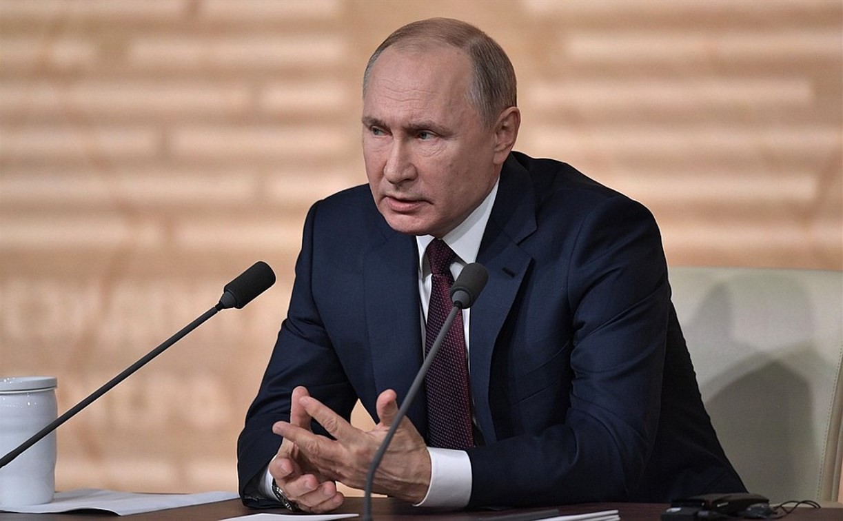 Владимир Путин подписал указ об установлении штатной численности Вооружённых Сил РФ