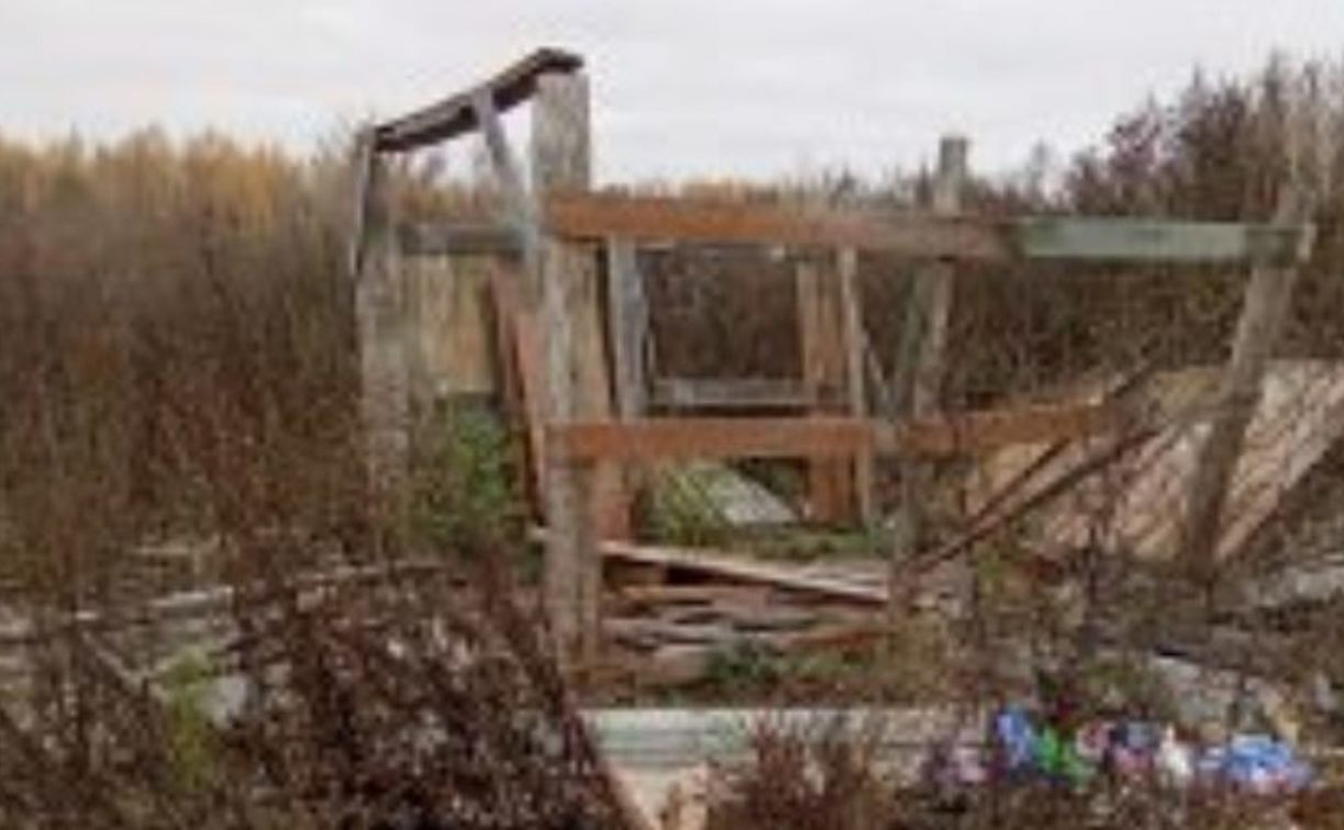 Житель Узловского района устроил на своём участке свалку