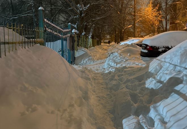 Городские чиновники пообещали зареченцам расчистить дорогу от снега к... 11 марта