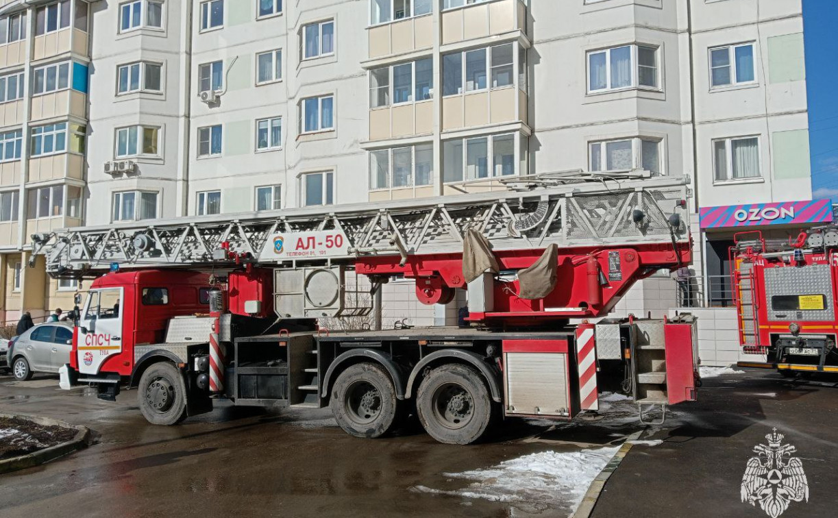 Причиной пожара в высотке на Хворостухина мог стать окурок в мусоропроводе