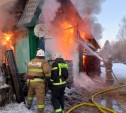 В д. Улановке Киреевского района дотла сгорел жилой дом