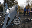 Фоторепортаж и видео с места крушения самолета в Тульской области 