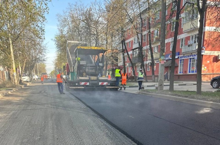 В Туле начался ремонт улицы Болдина