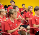 Детская пресс-конференция: юные спортсмены задали вопросы футболистам «Арсенала»