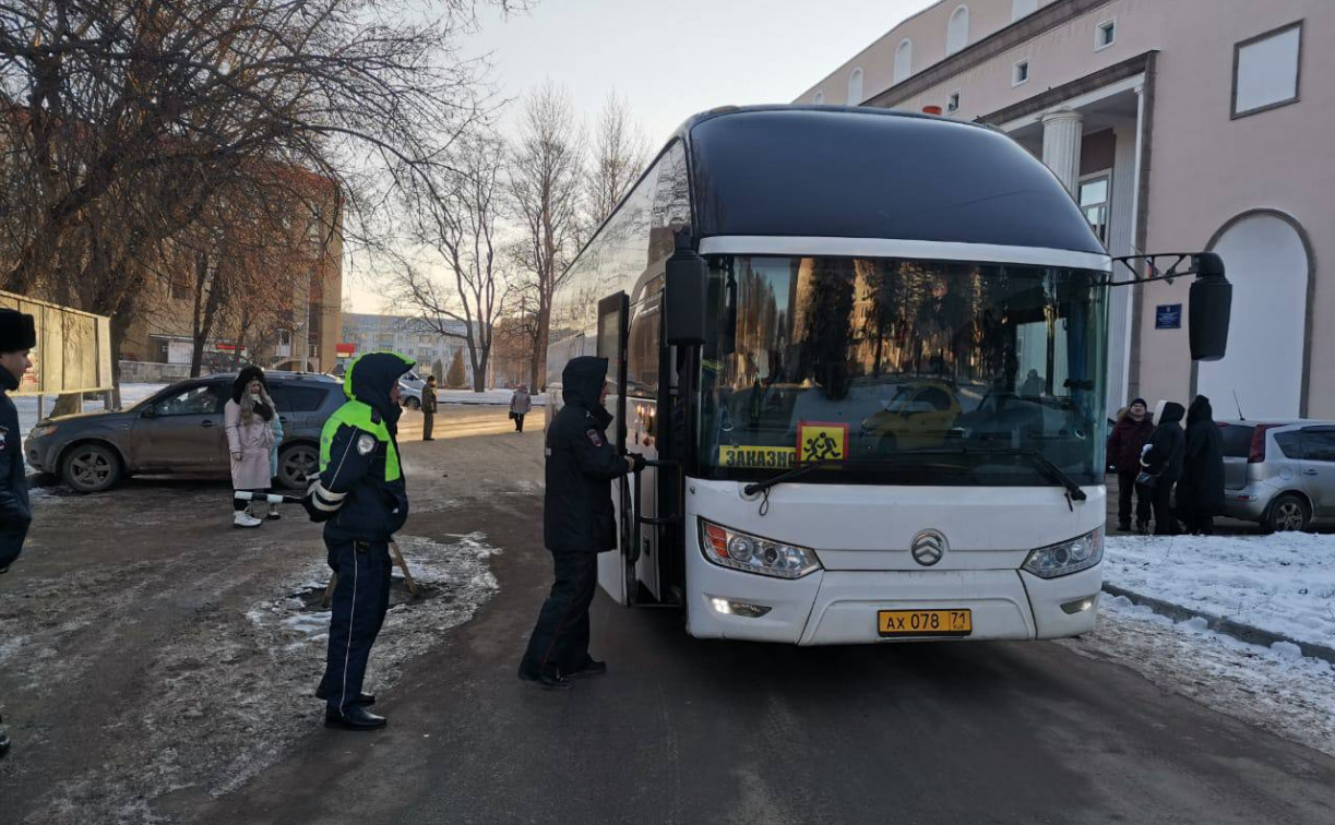 Рейд «Автобус»: в Тульской области гаишники оштрафовали почти 300 водителей 