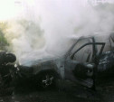 Утром в Туле сгорели два автомобиля