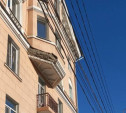 В доме на Советской в Туле обвалилась часть балкона 