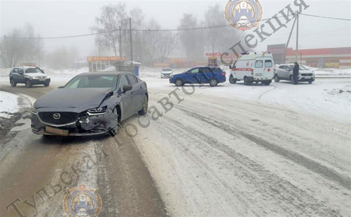 В Кимовске после ДТП госпитализирована пенсионерка