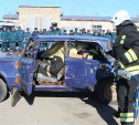 Тульские МЧСники «спасли» коллег, попавших в ДТП 