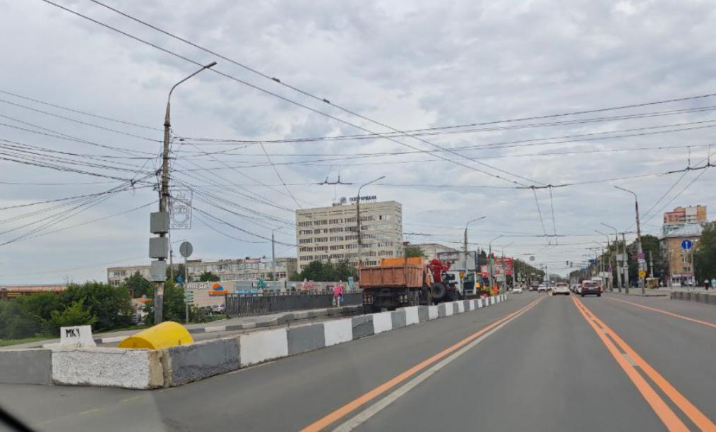 В Туле начался ремонт Орловского путепровода