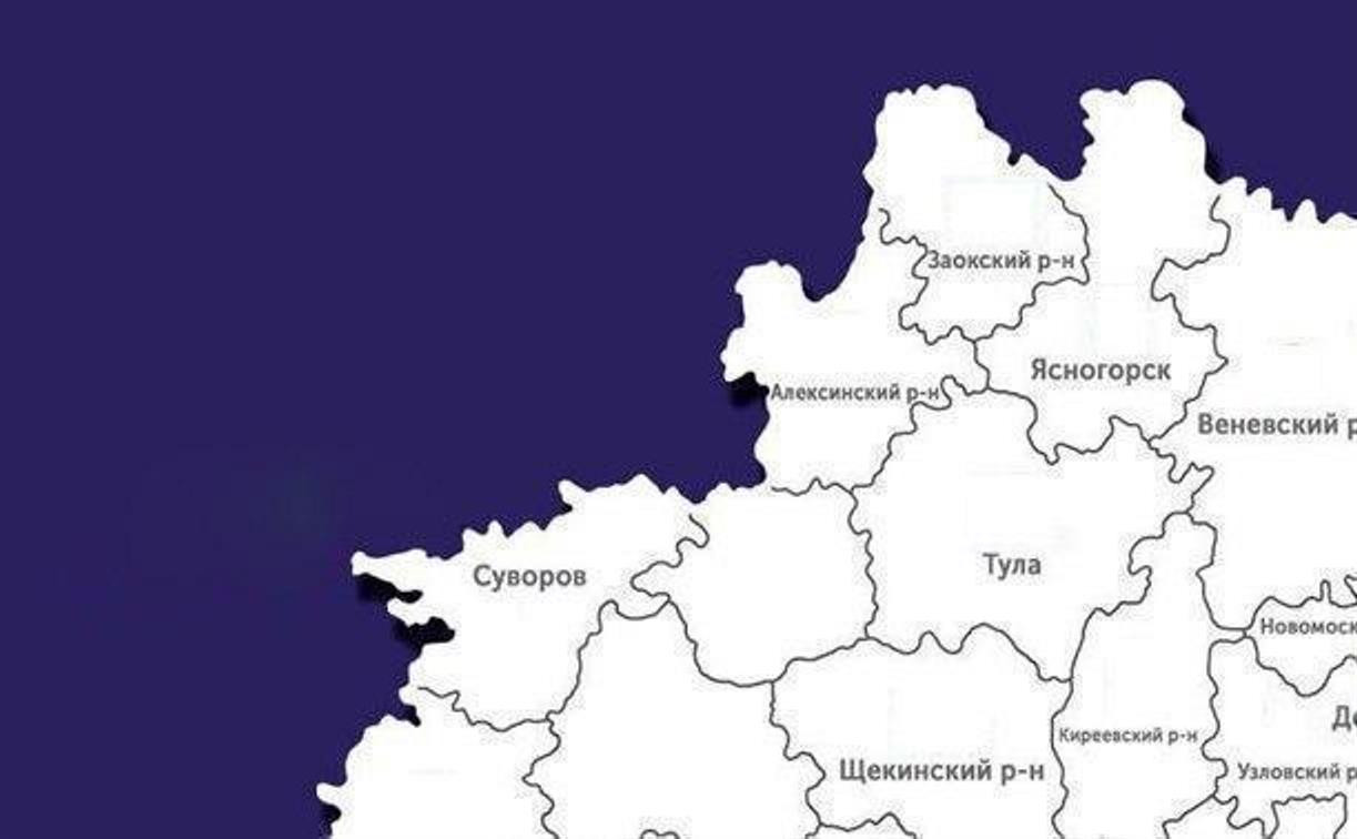 Оперштаб больше не будет ежедневно публиковать карту распространения коронавируса в Тульской области