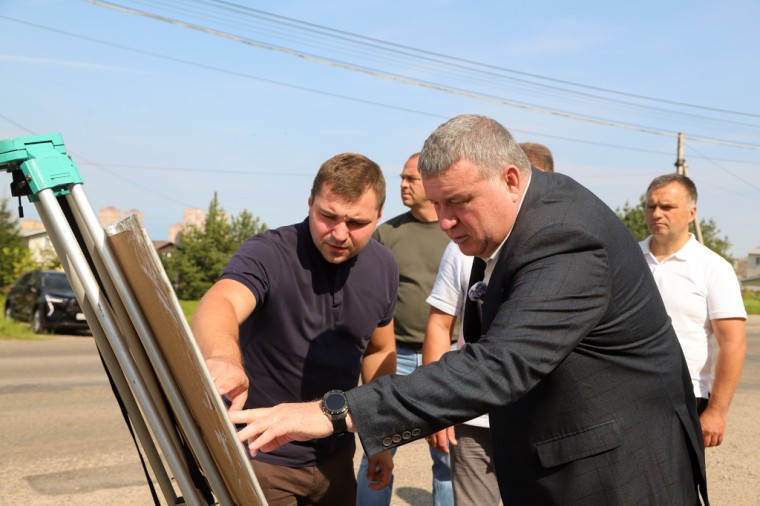 Илья Беспалов проинспектировал строительство веломаршрута «Лев Толстой»