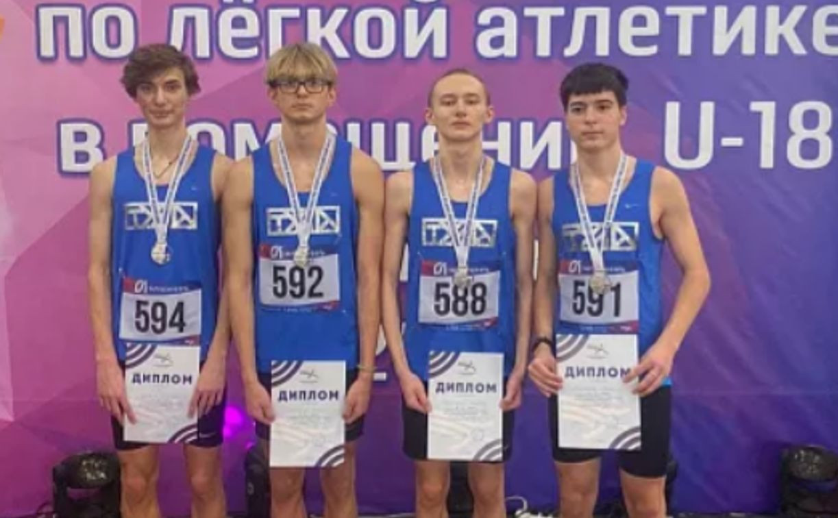 Тульские легкоатлеты завоевали серебро в эстафете на первенстве России