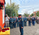 В Узловском районе спасатели почтили память коллеги, погибшего в зоне СВО