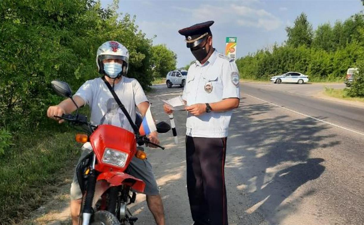 В Тульской области инспекторы ГИБДД проверят мотоциклистов 