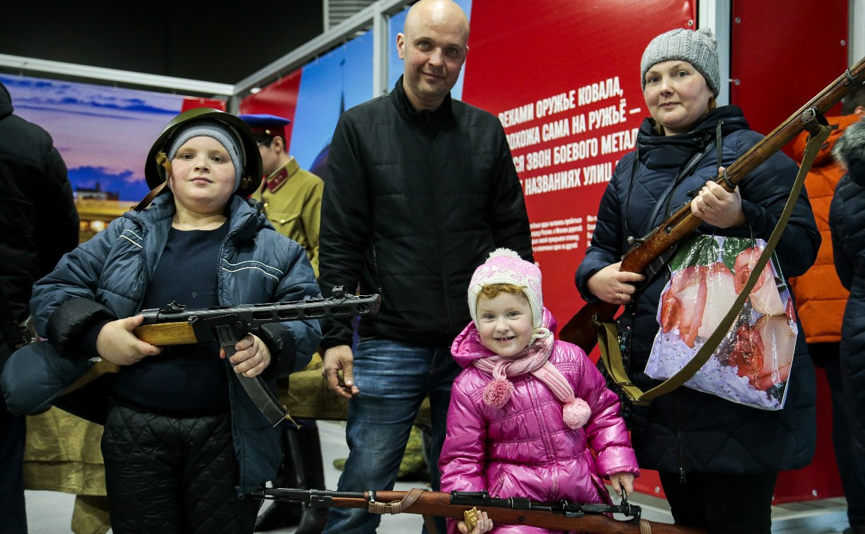 В парке «Патриот» отпраздновали День защитника Отечества: фоторепортаж