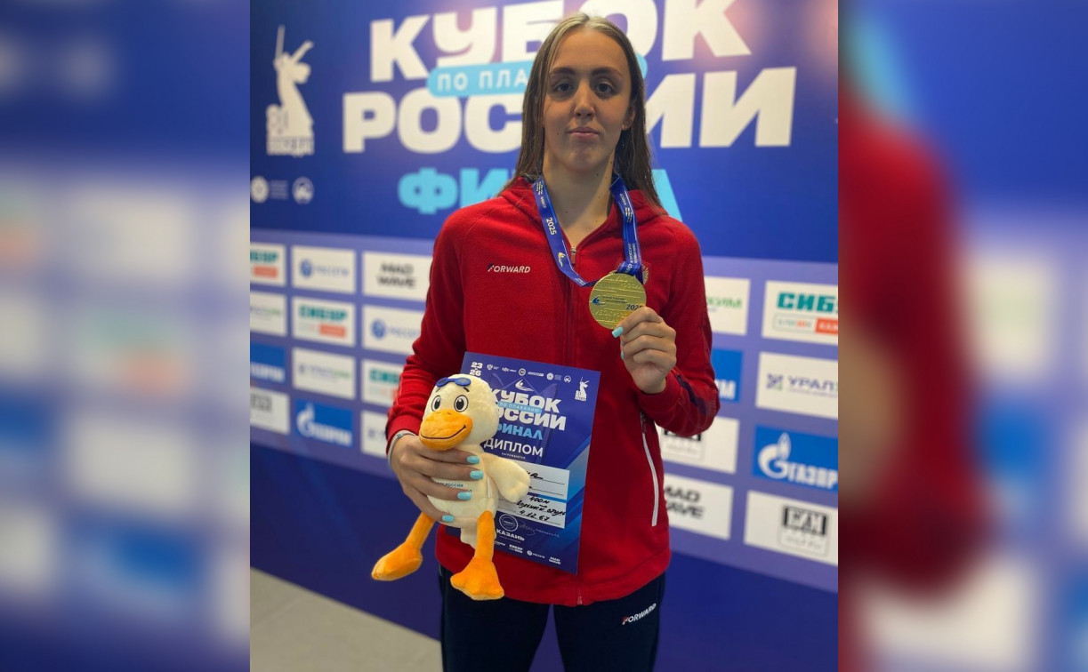Тулячка завоевала две золотые медали на Кубке России по плаванию