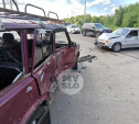 В поселке Иншинском в аварии с двумя ВАЗами пострадал мужчина