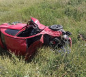 В Куркинском районе Mazda улетела в кювет: пострадали двое