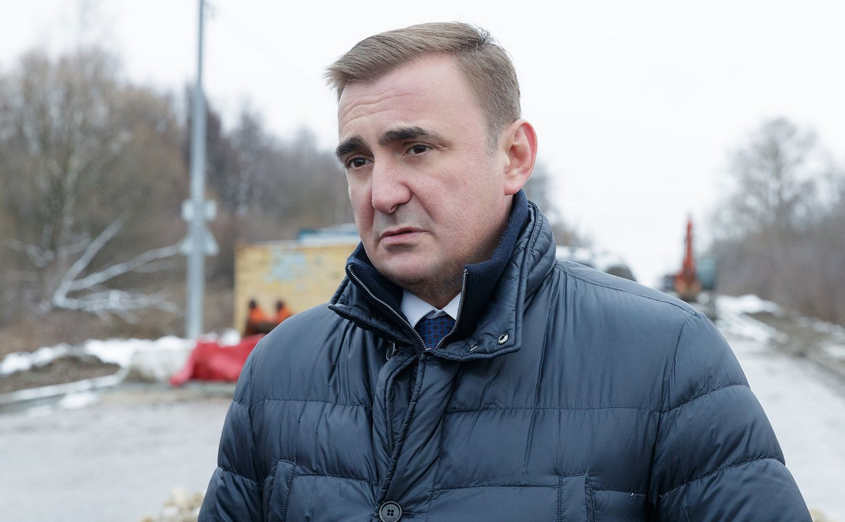 Алексей Дюмин о карстовом провале на Щекинском шоссе: «Это результат бесхозяйственности»