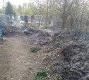 Администрация Узловой: Пожар у кладбища не повредил могилы