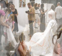Вышивальный перфоманс: в Туле состоялся финисаж выставки о синтезе моды и современного искусства