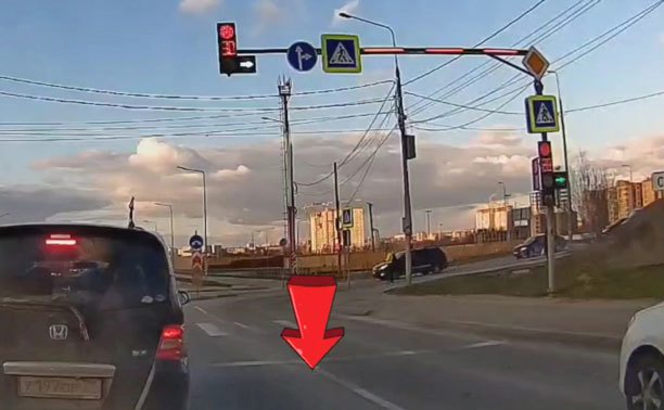 На Восточном обводе в Туле заметили хитреца