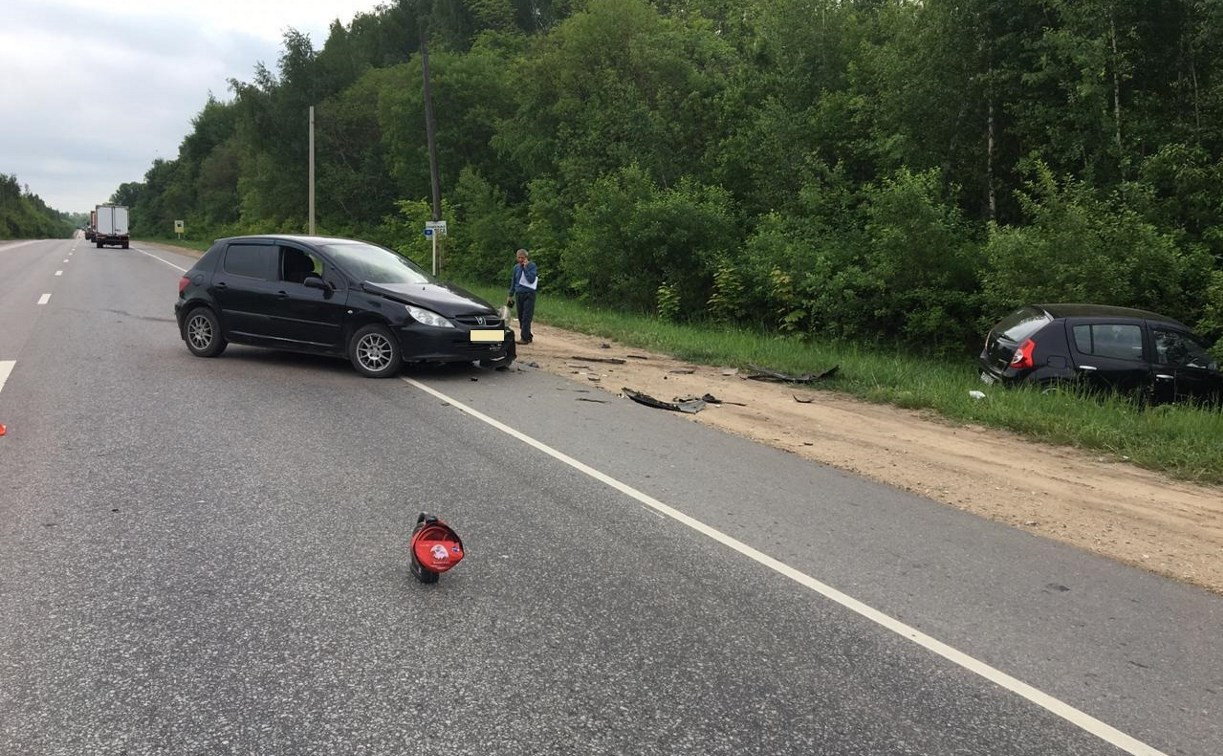 В аварии на дороге «Тула – Новомосковск» пострадали два человека