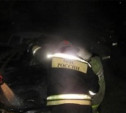 В Богородицке ночью сгорела «Тойота Камри»