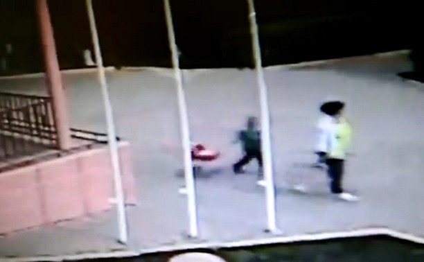 Тулячка с ребенком украла детскую коляску: видео