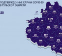 Самые зараженные COVID-19 города Тульской области: карта на 2 ноября