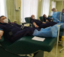 Тульские инспекторы ГИБДД сдали кровь для пострадавших в ДТП